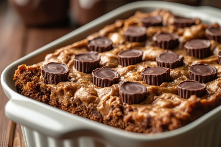 Peanut Butter Cup Dump Cake Recipe
