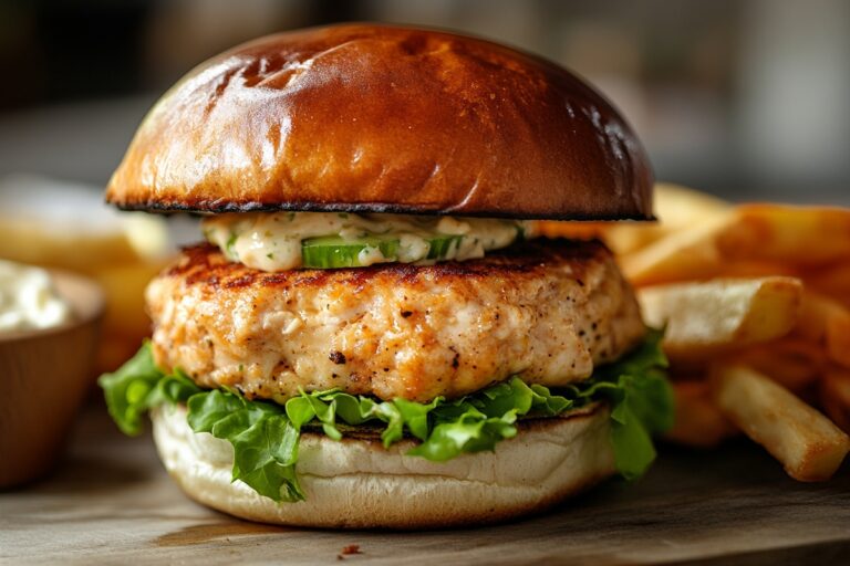 Juicy Ground Chicken Burgers With Garlic Mayo Recipe