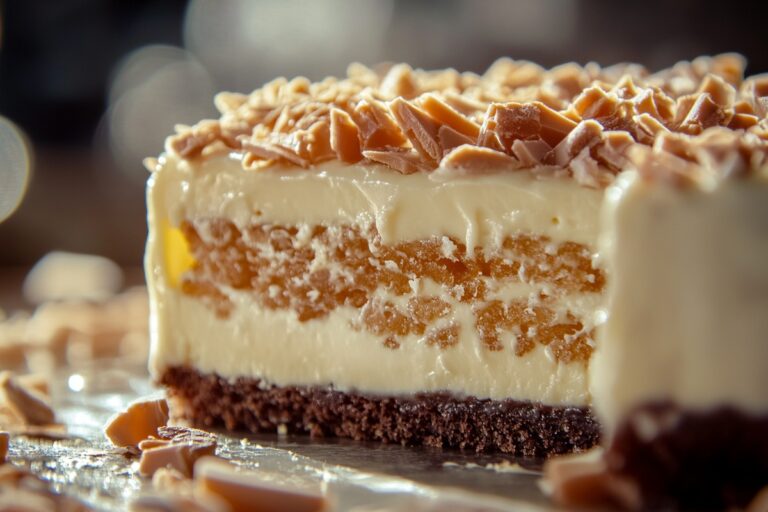 White German Chocolate Cake With A Cheesecake Center Recipe