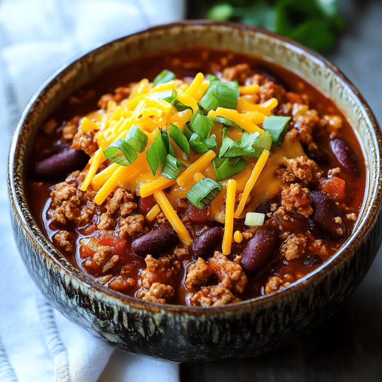Easy Turkey Chili Recipe