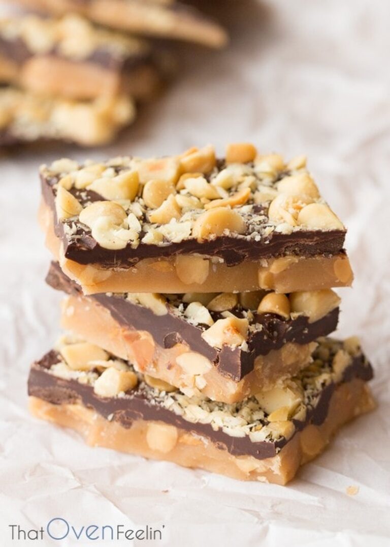 Macadamia Nut English Toffee Recipe