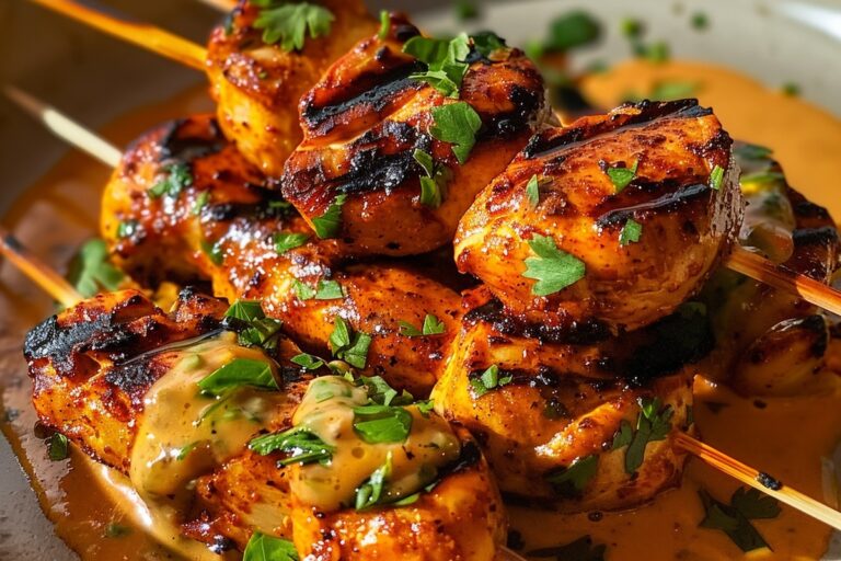 Peri Peri Chicken Skewers With A Butter Sauce Recipe