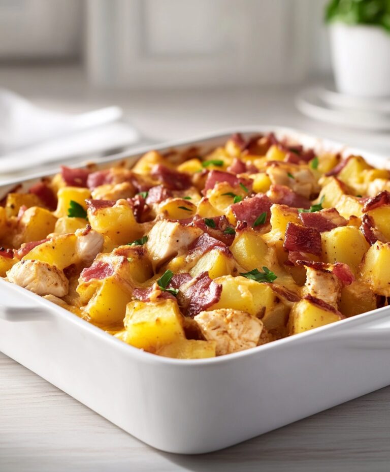 Loaded Chicken And Potato Casserole Recipe