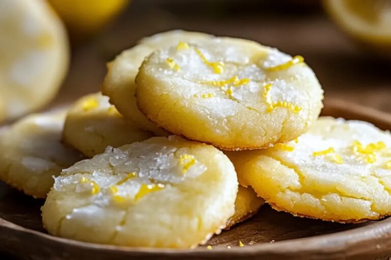 Zesty Lemon Meltaway Cookies Recipe