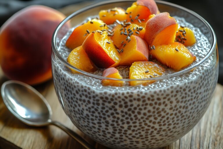 Great Peach Chia Pudding Recipe