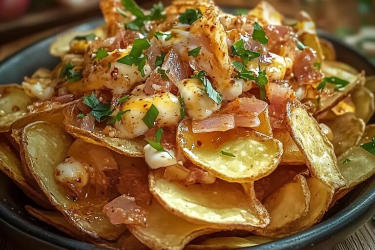Loaded Crispy Potato Chips Recipe
