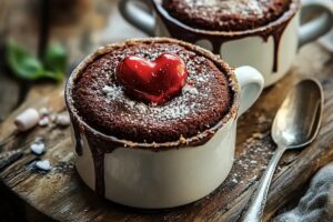 Valentines Day Mug Cake For Two Recipe