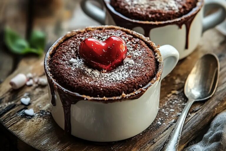 Valentines Day Mug Cake For Two Recipe