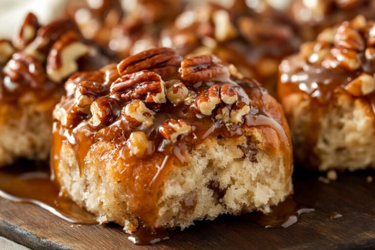 Soft And Sticky Caramel Pecan Rolls Recipe