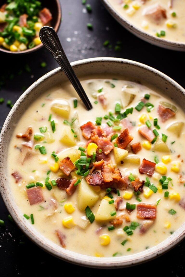 Easy Ham And Corn Chowder Recipe