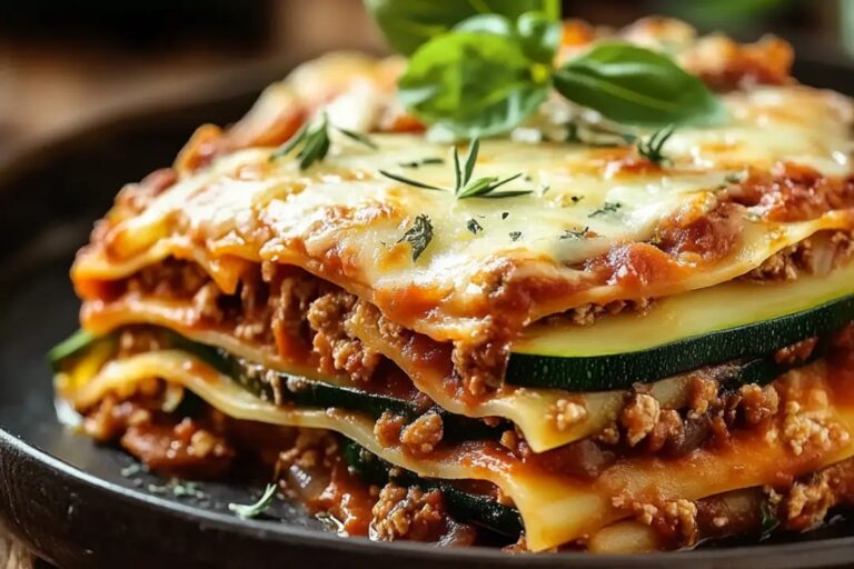 Zucchini Noodle Lasagna Recipe