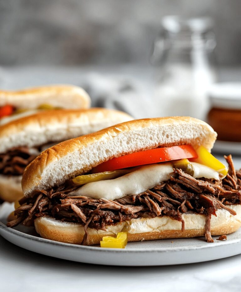 Slow Cooker Italian Beef Sandwiches Recipe