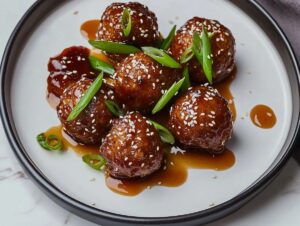 Asian Meatballs Crockpot Recipe