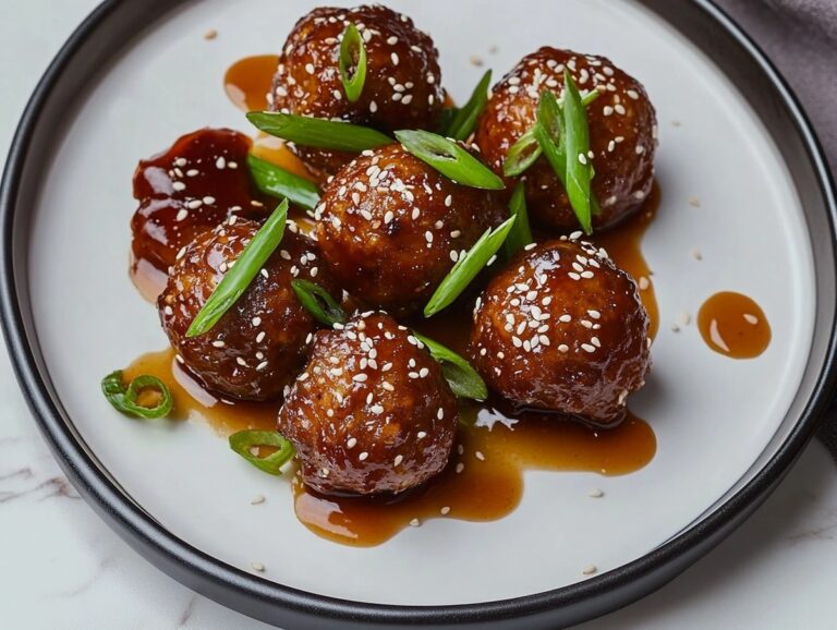 Asian Meatballs Crockpot Recipe