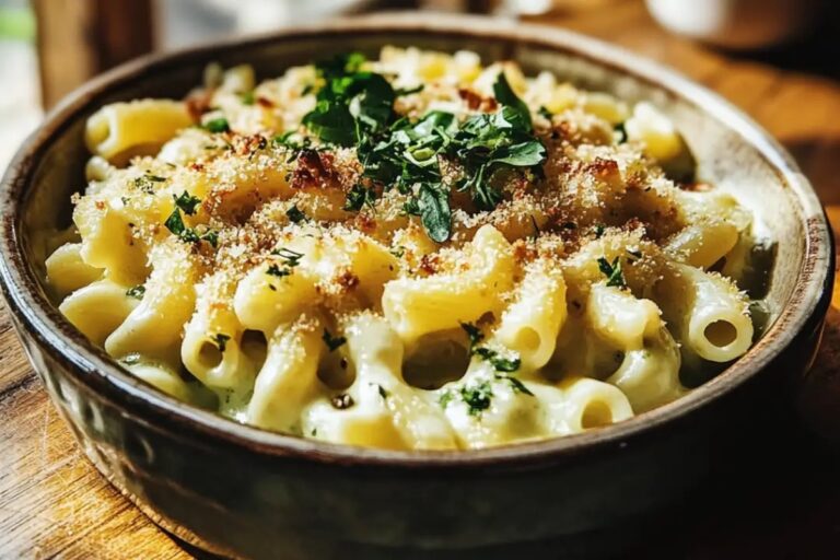 Wild Garlic Macaroni Cheese Recipe
