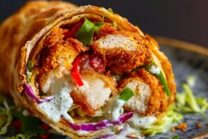 Crispy Chicken Twister Wrap Recipe