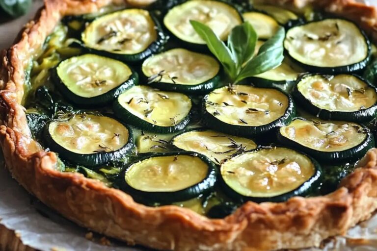 Zucchini And Spinach Pie Recipe