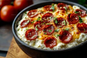 Cottage Cheese Pizza Bowl Recipe