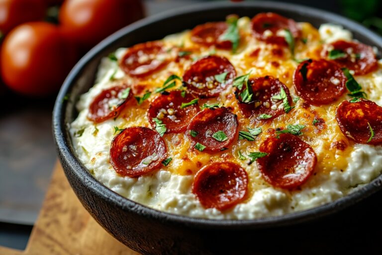 Cottage Cheese Pizza Bowl Recipe