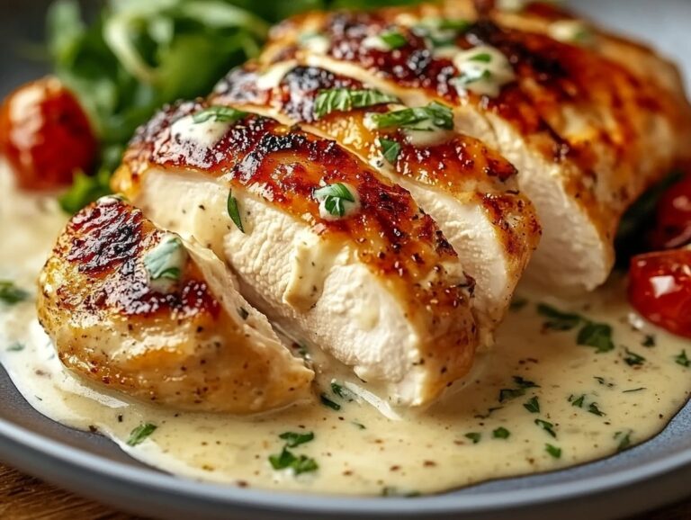 Cream-Simmered Chicken With Boursin And Herbs Recipe