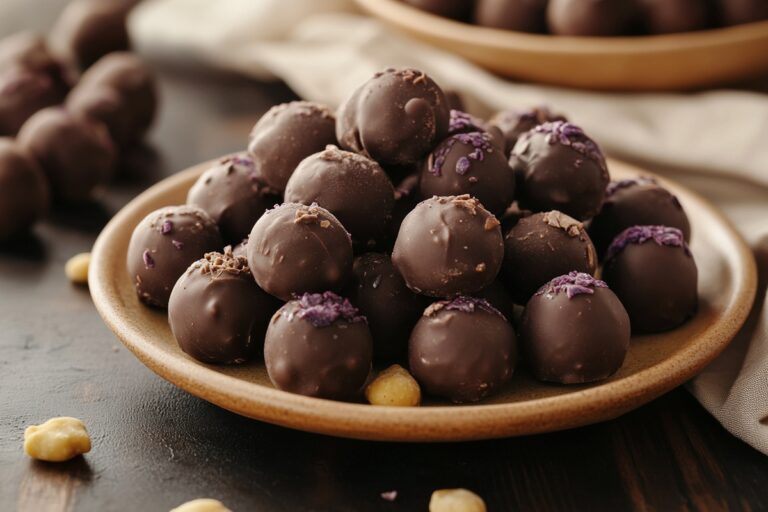 Velvety Peanut Butter Balls Recipe