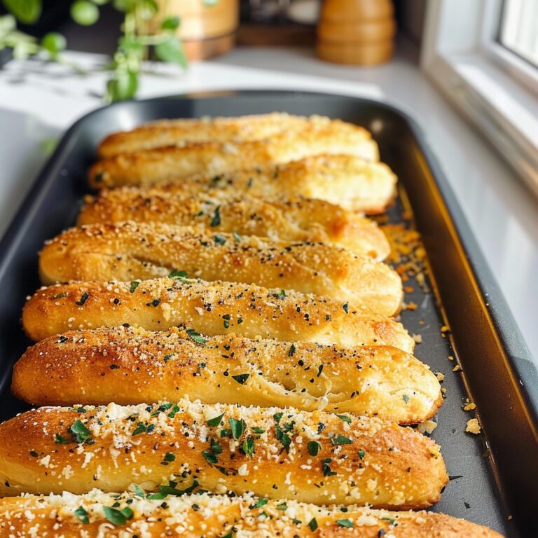 Garlic Parmesan Breadsticks Recipe