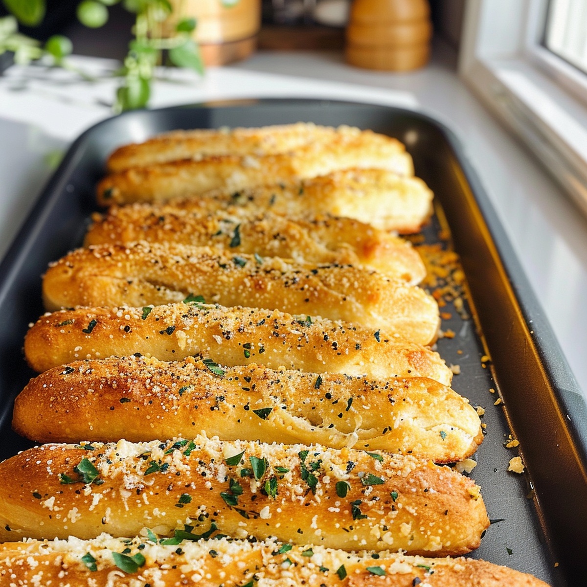 Garlic Parmesan Breadsticks Recipe