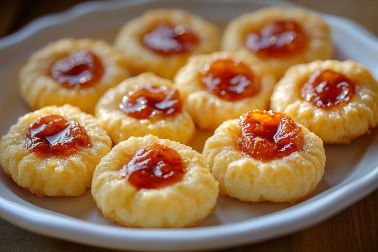 Cheesy Thumbprint Appetizers With Hot Pepper Jelly Recipe