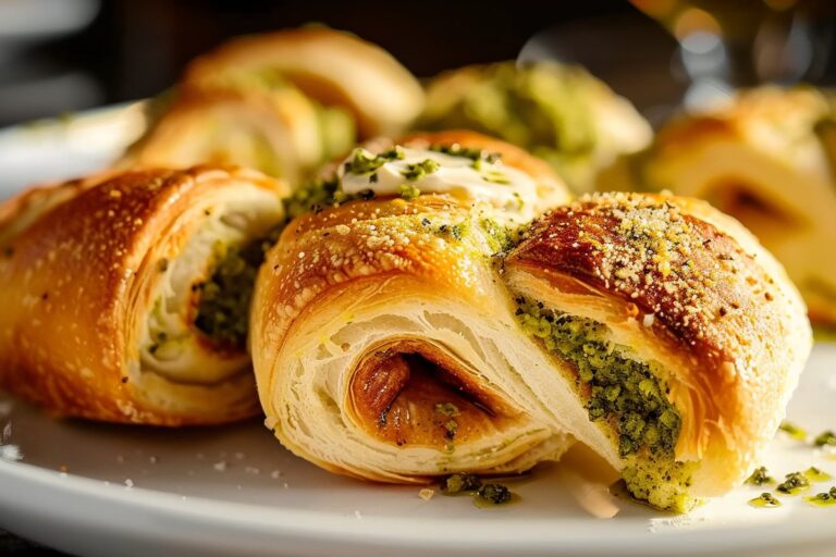 Festive Crescent Rolls With Pesto Recipe