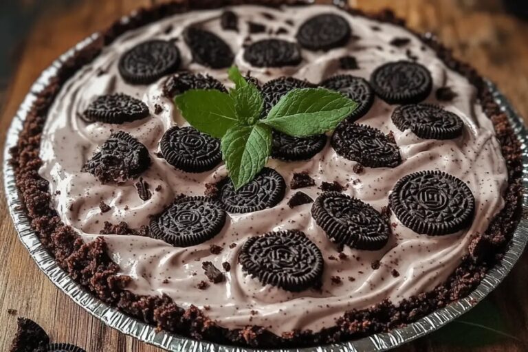 No-Bake Oreo Mud Pie Recipe