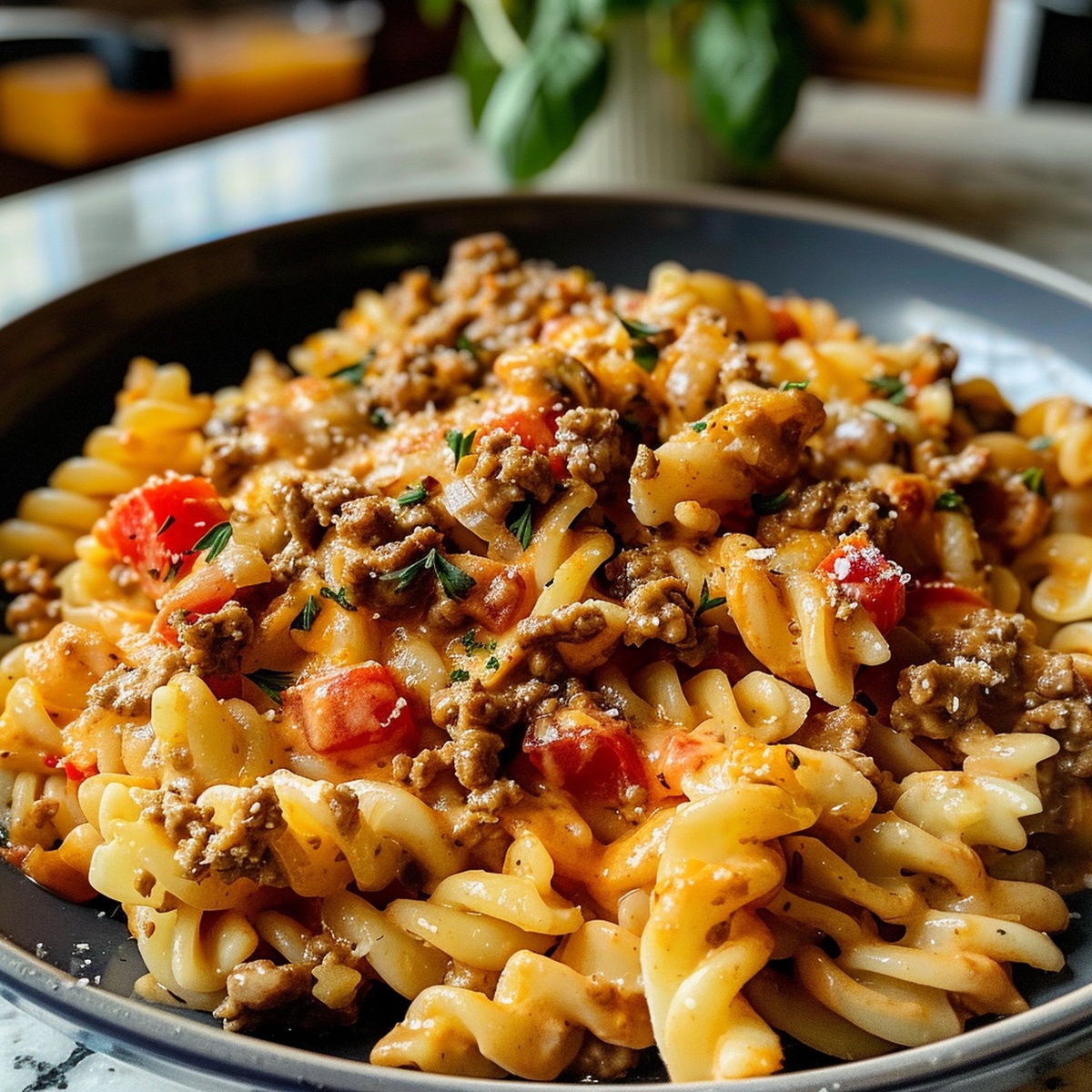 Stovetop Ground Beef Pasta Recipe