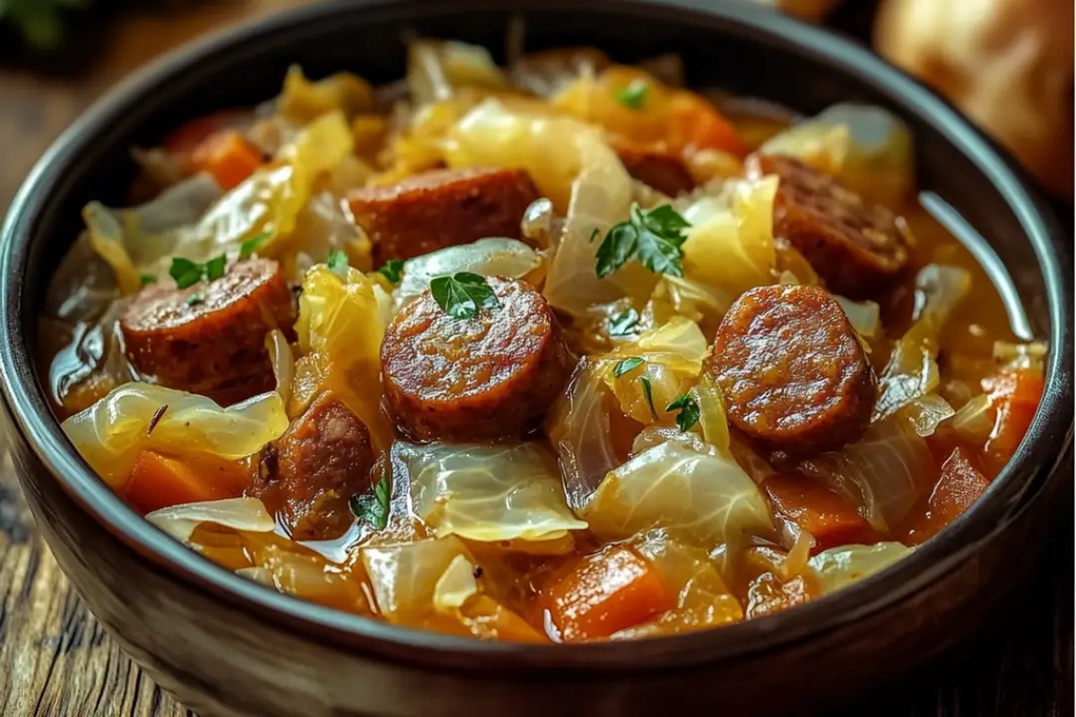 Sausage And Cabbage Stew Recipe