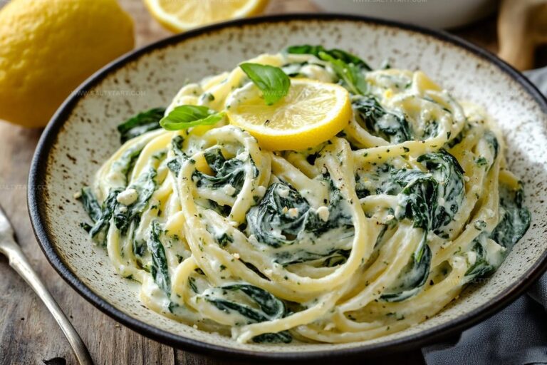 Lively Lemon Ricotta Spinach Pasta Recipe