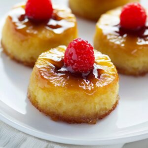 Mini Pineapple Upside Down Cakes Recipe
