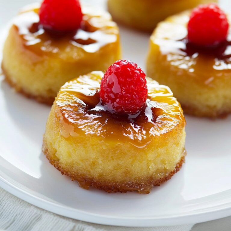 Mini Pineapple Upside Down Cakes Recipe