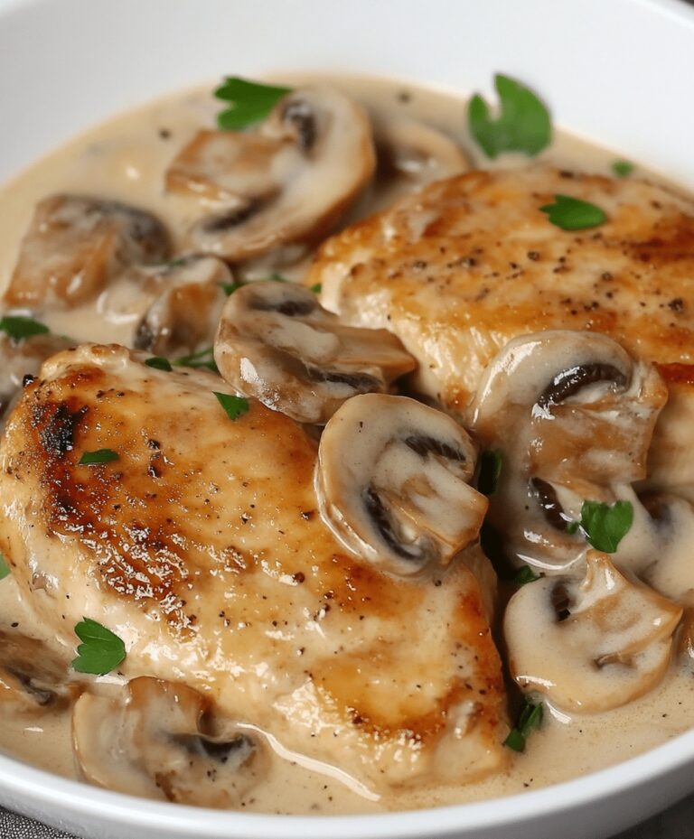 Creamy Mushroom Chicken Recipe