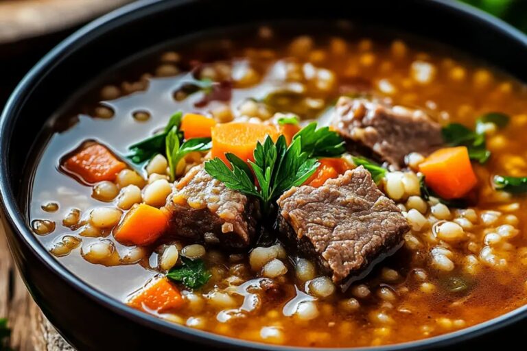 Beef Barley Soup Recipe