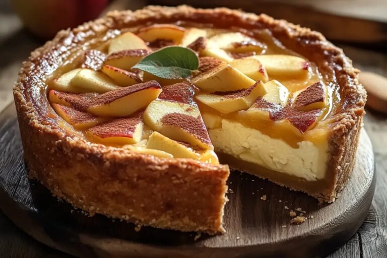 Apple Pie Stuffed Cheesecake Recipe