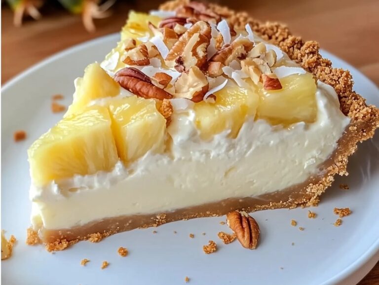 Pineapple Cream Cheese Pie Recipe