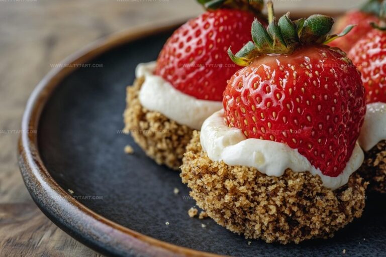 Cookie Butter Cheesecake Stuffed Strawberries Recipe