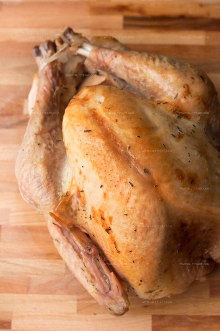 Roasted Turkey With A Rosemary Dry Brine Recipe