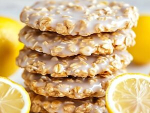 Tart Lemon Oatmeal No-Bake Cookies Recipe