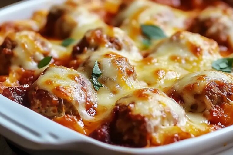 Dump And Bake Meatball Casserole Recipe