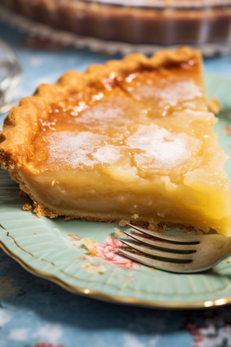 Water Pie Recipe