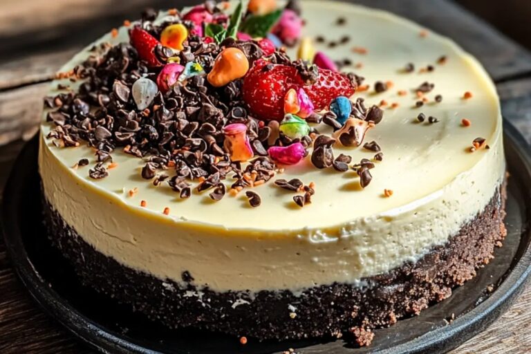 Easy Birthday Cake Cheesecake Recipe