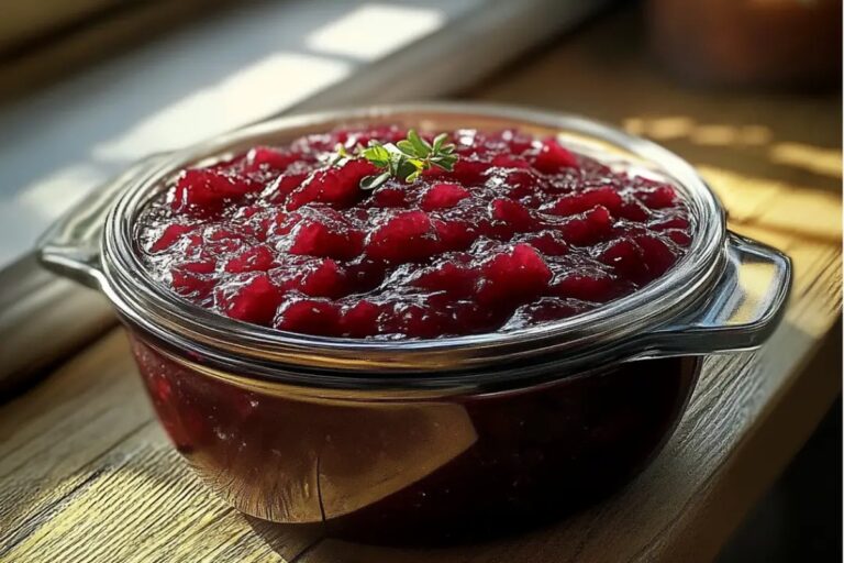 Homemade Cranberry Sauce Recipe