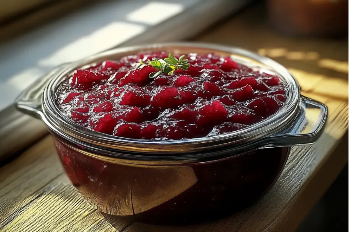 Homemade Cranberry Sauce Recipe