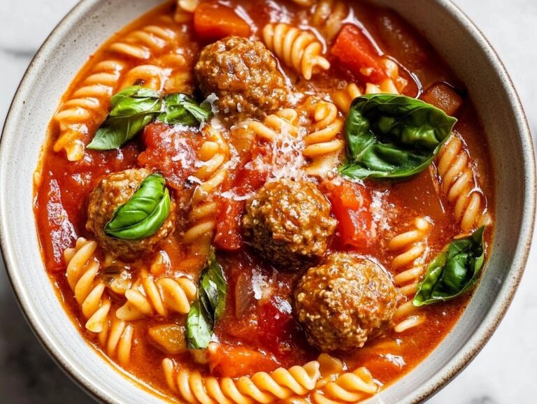 Italian Meatball Soup Recipe