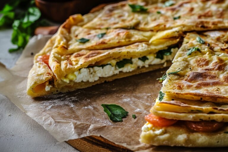 Easy Cottage Cheese Flatbread Recipe with Minimal Ingredients