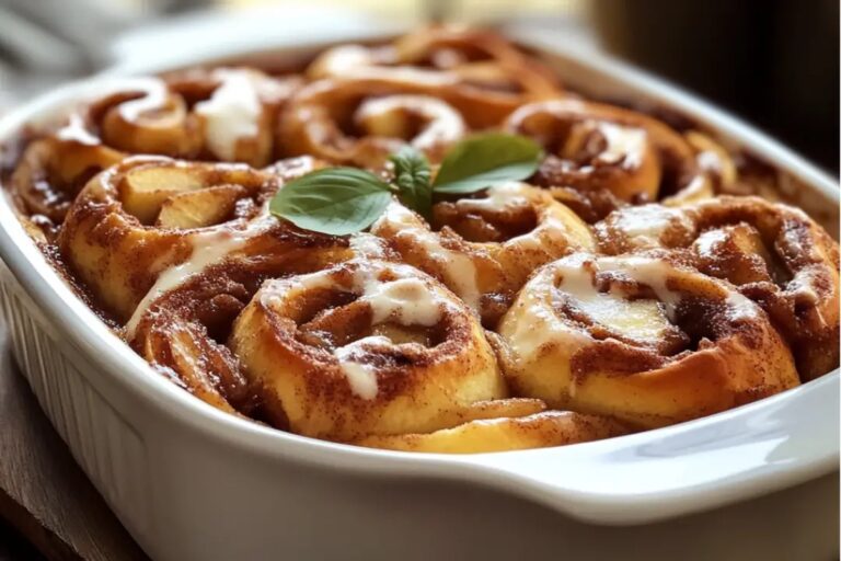 Cinnamon Roll Apple Bake Recipe